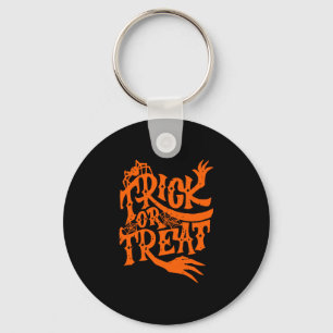 Porte-clés Trucs Ou Traiter Grunge Halloween Conception