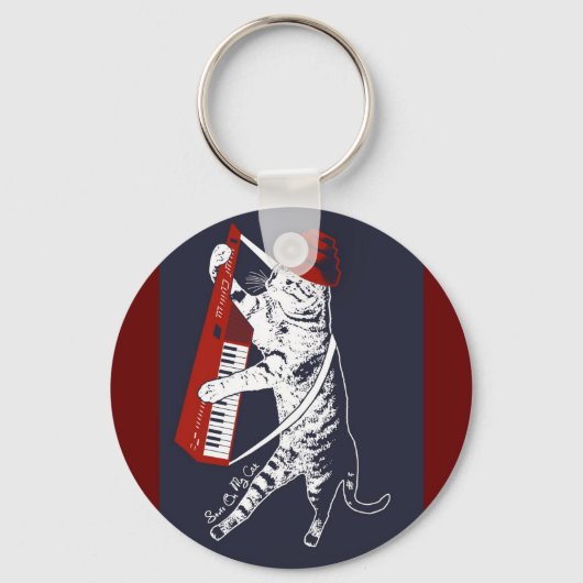 Porte-clés trucs sur mon chat - keytar (Recto)