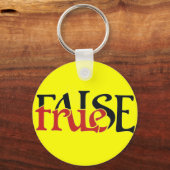 Porte-clés True False (Recto)