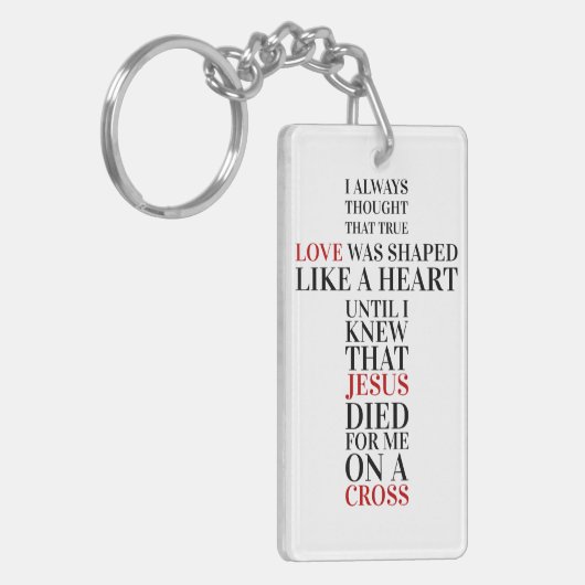 Porte-clés True love (Devant gauche)