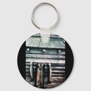 Porte-clés Truite arc-en-ciel ou truite arc-en-ciel qui pend 