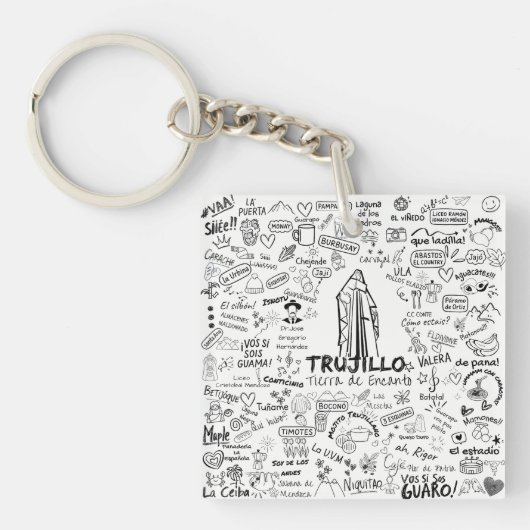 Porte-clés Trujillo Venezuela Tierra de Encanto – Orgullo Ve (Devant)