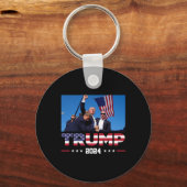 Porte-clés Trump 2024 A Survécu À Une Balade Électorale (Recto)