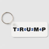 Porte-clés Trump 2024 bleu (Verso)