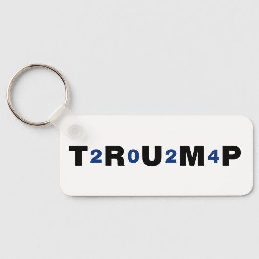 Porte-clés Trump 2024 bleu (Verso)