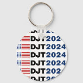 Porte-clés Trump 2024 DJT (Recto)