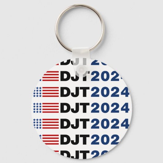 Porte-clés Trump 2024 DJT (Recto)