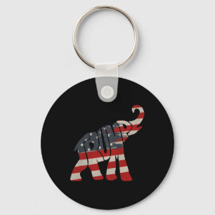 Porte-clés Trump 2024 Eléphant républicain Trump partisan