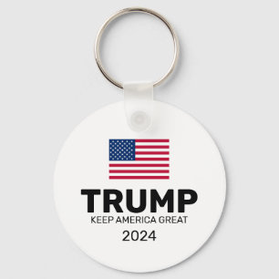 Porte-clés Trump 2024 Garder l'Amérique grande