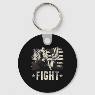 Porte-clés Trump 2024 Lutte Contre Donald Trump Fist Pum