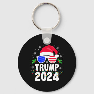 Porte-clés Trump 2024 Père Noël Usa Rendre sa grandeur à Noël
