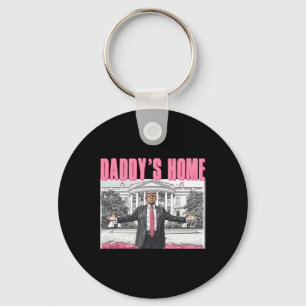 Porte-clés Trump 2024 Ramène l'Amérique Chez Papa Trump Rose