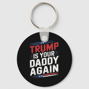 Porte-clés Trump 2024 Reprendre l'Amérique Trump Is Your Dadd
