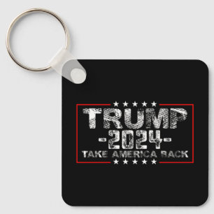 Porte-clés Trump 2024 Reprenez l'Amérique Politique Vintage