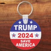 PORTE-CLÉS TRUMP 2024 SAVE AMERICA (Recto)