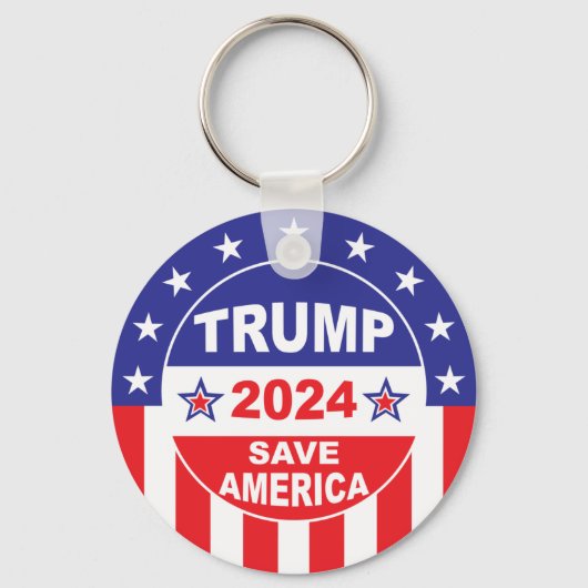 PORTE-CLÉS TRUMP 2024 SAVE AMERICA (Recto)