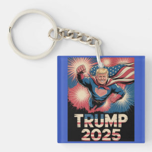 Porte-clés Trump 2025 : Hommage au superhéros patriotique