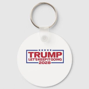 Porte-clés Trump 2028 : Continuons