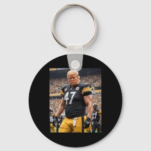 Porte-clés Trump 47 Fittsburgh Footbyll Joueur drôle