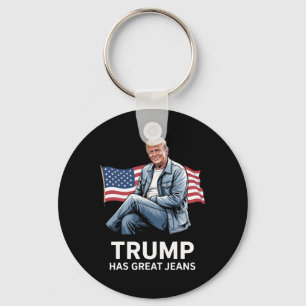 Porte-clés Trump a de super jeans Cadeaux drôles d'humour pol