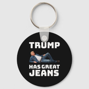 Porte-clés Trump a de super jeans drôle graphique tee rétro d
