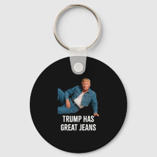 Porte-clés Trump a de super jeans drôle graphique tee rétro d