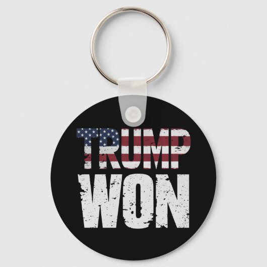 Porte-clés Trump a gagné la 47e élection présidentielle améri (Recto)