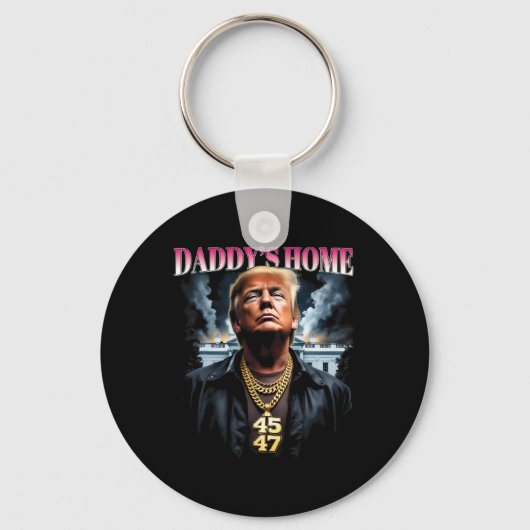 Porte-clés Trump à la maison de papa (Recto)