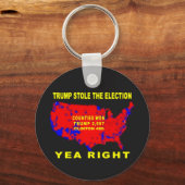 PORTE-CLÉS TRUMP A VOLÉ L'ÉLECTION (Recto)