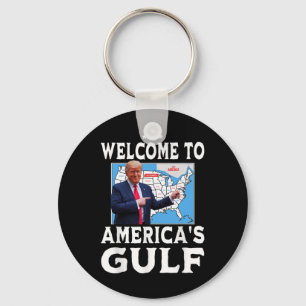 Porte-clés Trump Amérique du Golfe du Mexique Président Trump