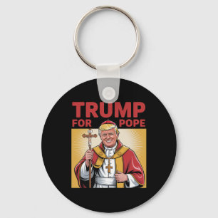 Porte-clés Trump amusant pour le pape Gear Républicaine catho