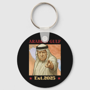 Porte-clés Trump Arabian Gulf 2025 - Drôle Trump Gulf Of Arab