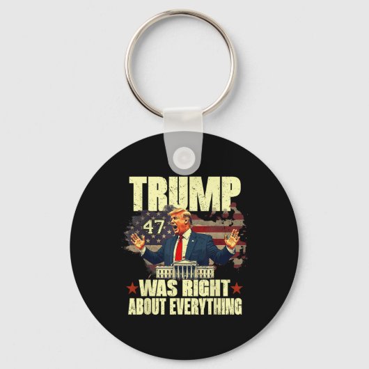 Porte-clés Trump avait raison sur tout (Recto)
