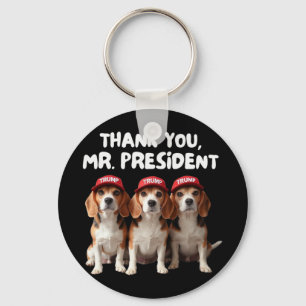 Porte-clés Trump Beagles Pour Trump Supporter Dog Owner Man W