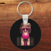 Porte-clés Trump Bubble Gum drôle (Recto)