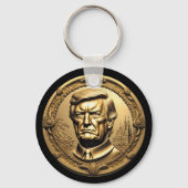 Porte-clés TRUMP CGI Collectif Gold Art-Coin Doubloon (Verso)