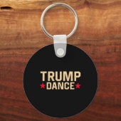 Porte-clés Trump Dance 2024 Qr 4547 Funny Trump Dancing Code (Recto)