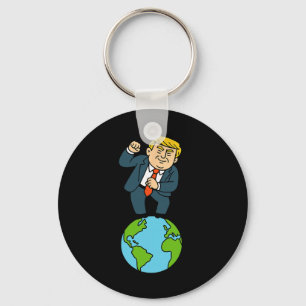 Porte-clés Trump Danse Citation Drôle