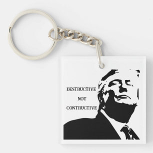 Porte-clés Trump/Destructeur Pas Constructif
