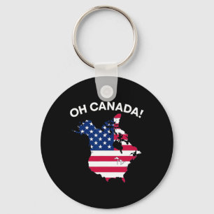 Porte-clés Trump Dit Oh Canada Amérique des États-Unis