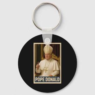 Porte-clés Trump en tant qu'Eglise du Vatican Pape Trump drôl