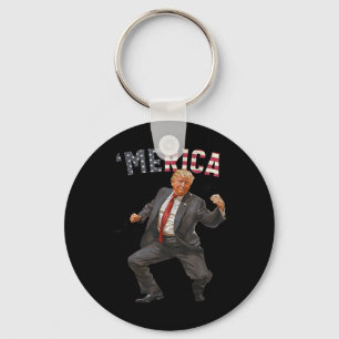 Porte-clés Trump est heureux 4 juillet Trump Dons du drapeau