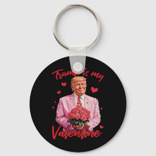 Porte-clés Trump Est Mon Cadeau De La Saint-Valentin T-Shirt