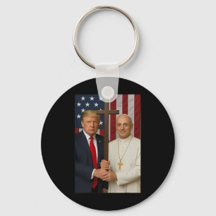 Porte-clés Trump Et Chemise Du Pape - Le Pape Leo Xiv Dieu Bé