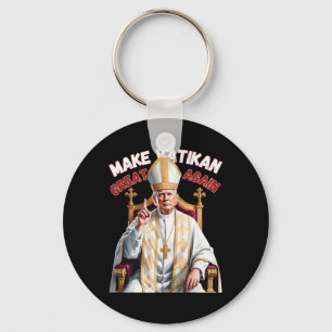 Porte-clés Trump et le pape du Vatican Trump font du vatikan 