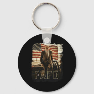 Porte-clés Trump Fafo Vintage Président Trump 2026