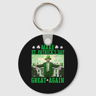 Porte-clés Trump Faire à nouveau grande la Saint-Patrick Sham