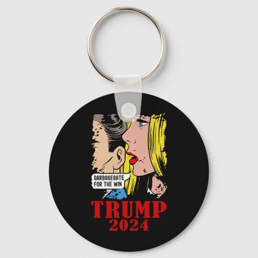 Porte-clés Trump Garbagegate Drôle Pour Trump (Recto)