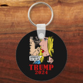 Porte-clés Trump Garbagegate Drôle Pour Trump (Recto)
