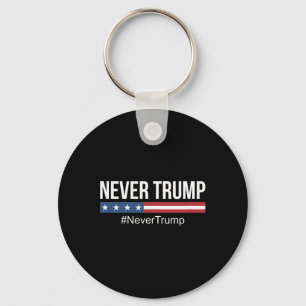 Porte-clés Trump - #jamais trump Anti Trump